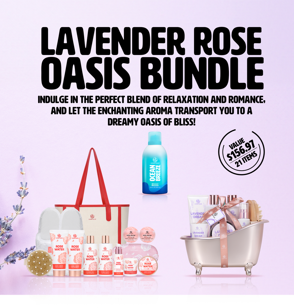 SPA Luxetique Lavender Rose Oasis Bundle