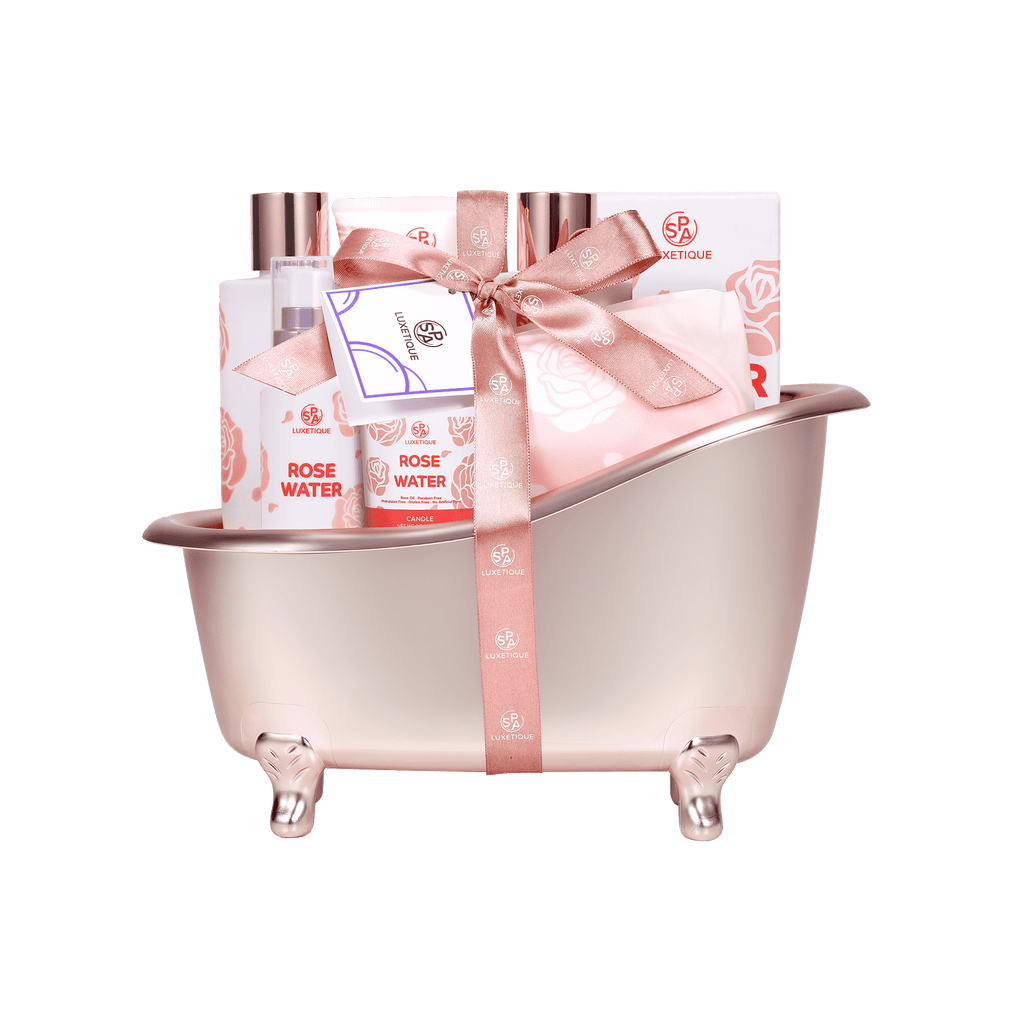 8pcs Gift Bags Rose Water Gift Set Rose Water Gift Set 8 Pieces Love Birthday Home Spa Set Mother's Day 