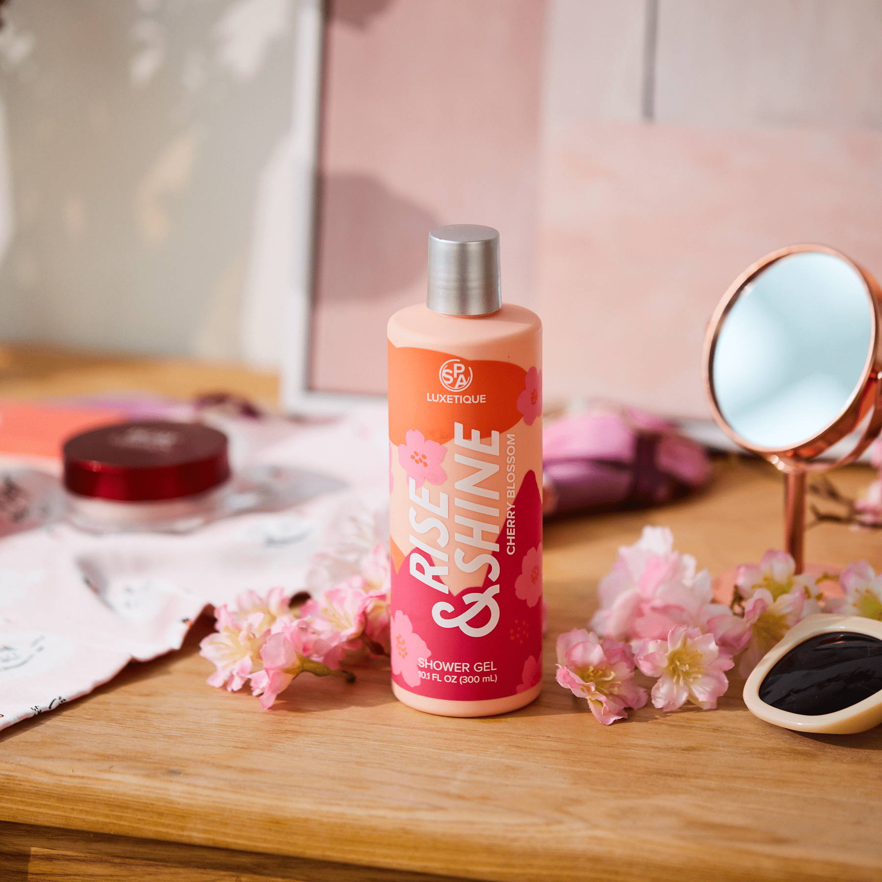 Cherry Blossom Shower Set Rise & Shine Shower Set Rise & Shine Shower Set | Floral-Infused for Brighter, Radiant Skin